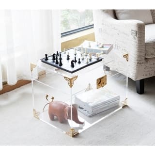 Ciao Bella Acrylic Trunk - Rustic Brass