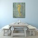 preview thumbnail 2 of 0, Bright Seahorse in Yellow Wall Art Print on Wood