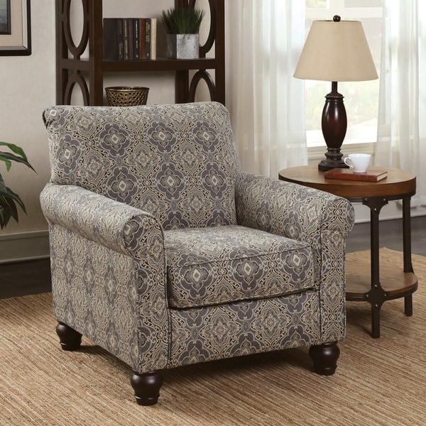 Shop Furniture of America Corrington Casual Damask Print ...