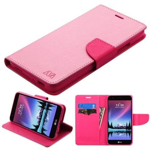 Shop Insten Pink/ Hot Pink Leatherette Case Cover with