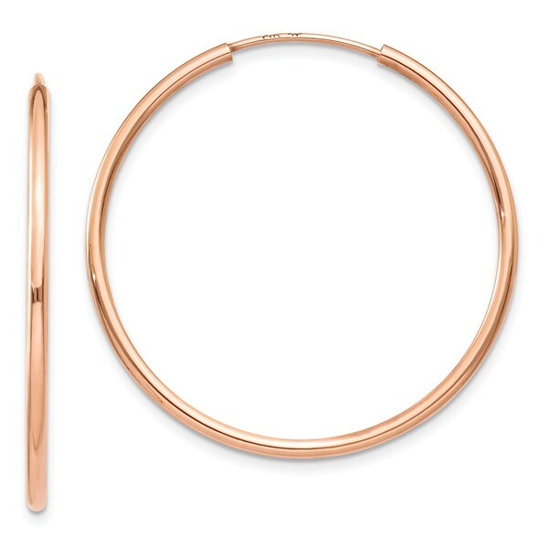 rose gold hoop earrings sale