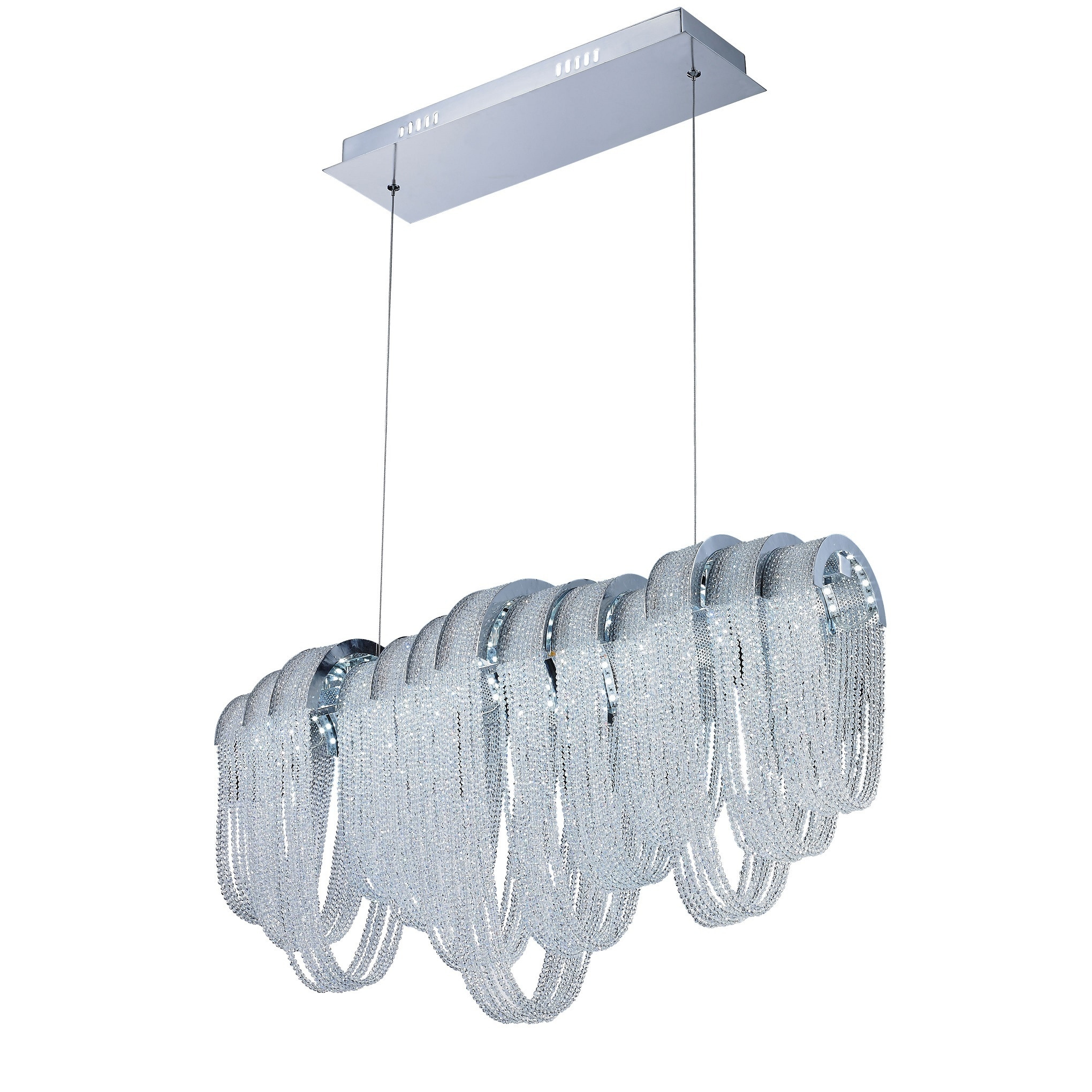 Crystal Gala Beaded Chandelier (Crystal Gala- Beaded Chandelier) - Chandeliers For Bedrooms by Overstock.com