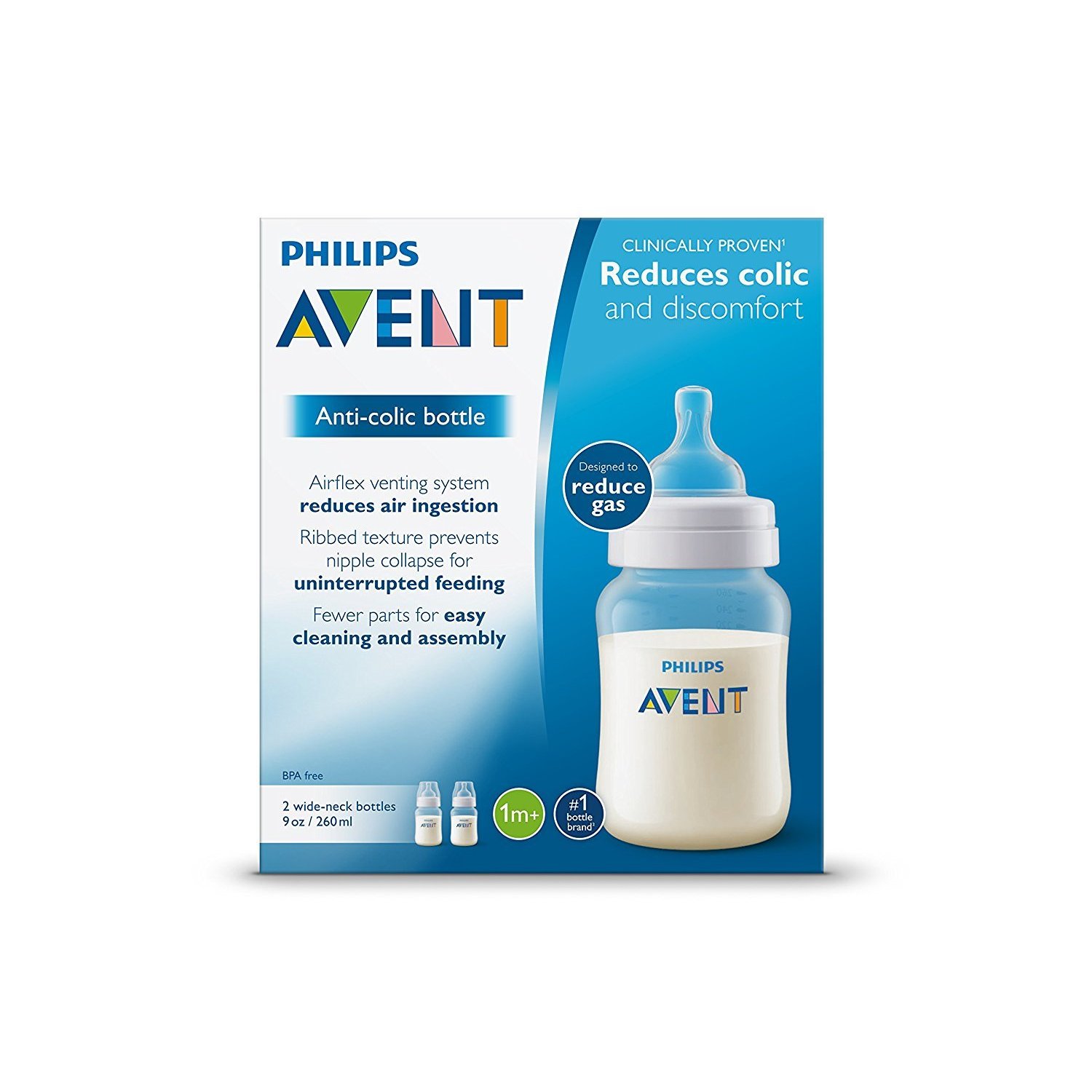 avent anti colic 9oz bottles