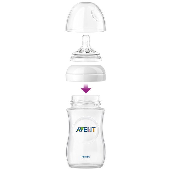 philips avent glass bottle set