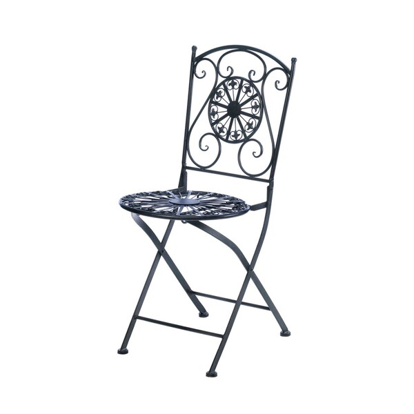 Koehler Home Decor Fleur De Lis Black Iron Patio Chair Free Koehler Home Decor Fleur De Lis Black Iron Patio Chair