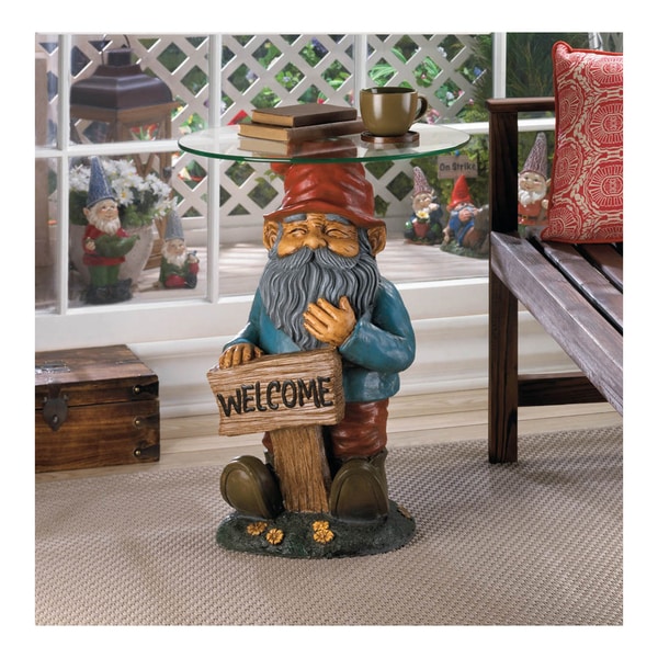 Shop Koehler Home Decor Garden Gnome Accent Table Free