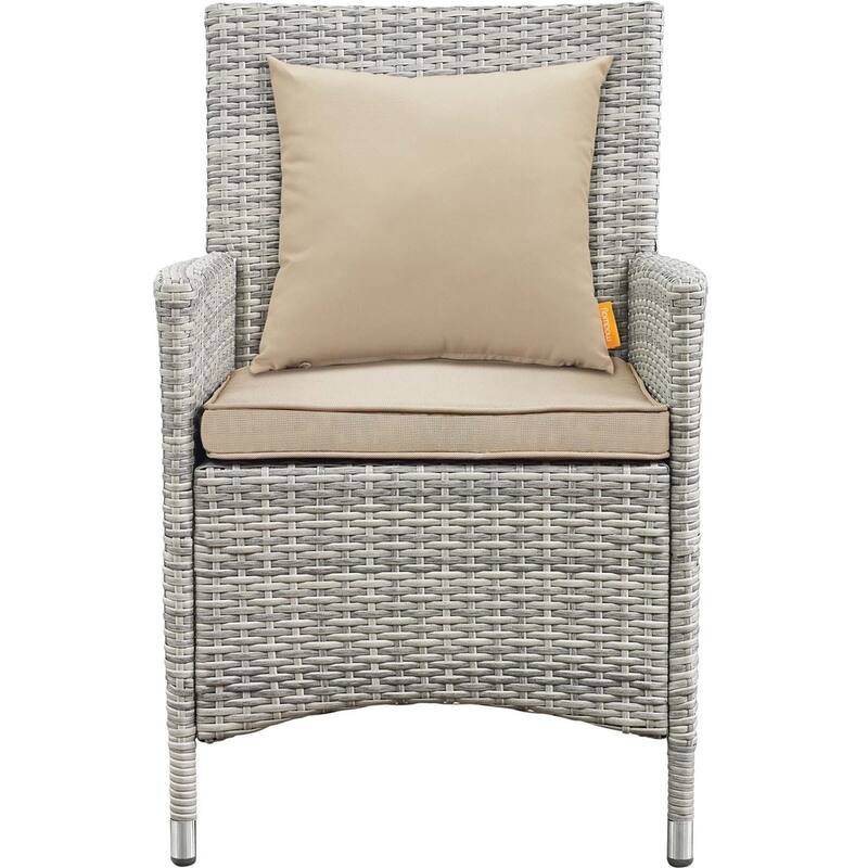 Modway Bridge Rattan 4-piece Outdoor Patio Set with Cushions