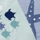 preview thumbnail 7 of 6, South Shore Savannah Espresso and Blue Changing Table with Little Whale Runner and Pennant Banner