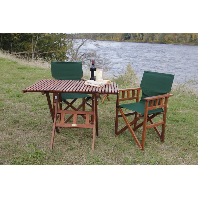 Byer Campaign Wood Roll Top Table