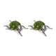 preview thumbnail 3 of 1, Decorative Ladybug Figurine, Green (Set of 2)