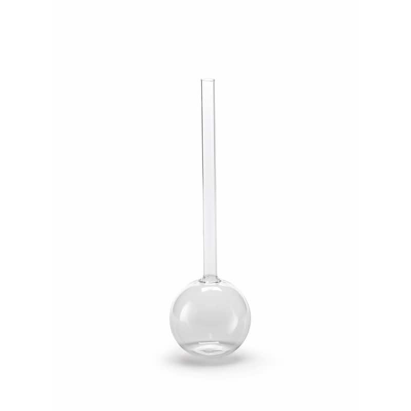 "Finley" 21.5" Tall Long Neck Vase, Ball Shaped