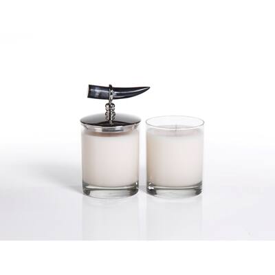 "Casablanca" Horn Scented Jar Candle (Set of 2)