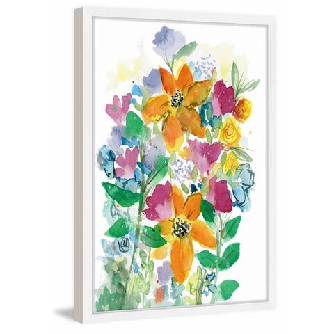 Marmont Hill - Handmade Wild Flower Bouquet Framed Print