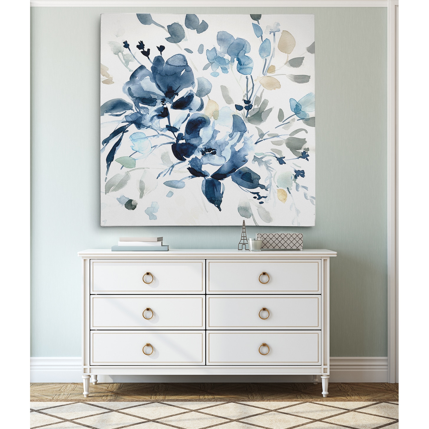 indigo garden wall art