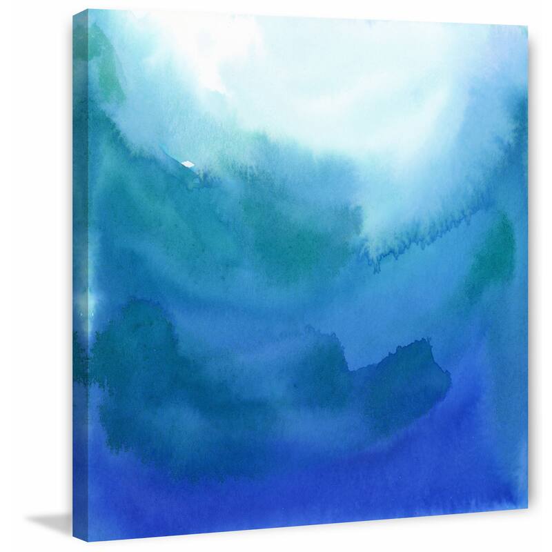 'Under Water' Painting Print on Wrapped Canvas - Multi-Color