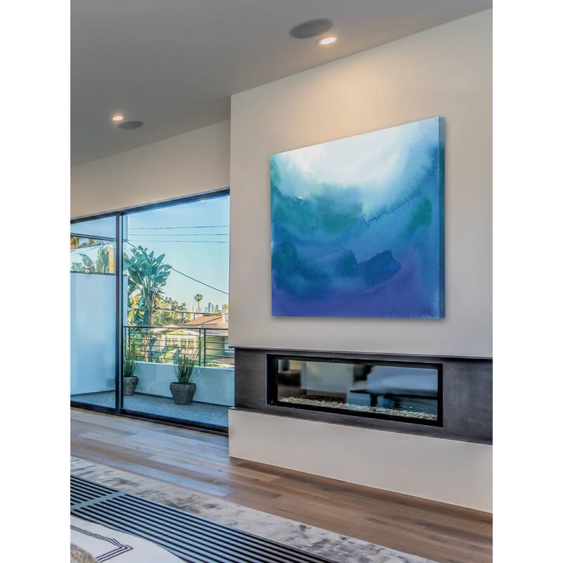 'Under Water' Painting Print on Wrapped Canvas - Multi-Color