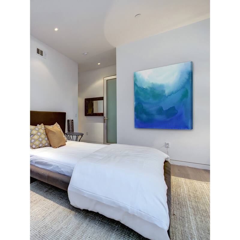 'Under Water' Painting Print on Wrapped Canvas - Multi-Color