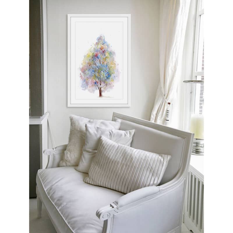 'Turning Winter' Framed Painting Print