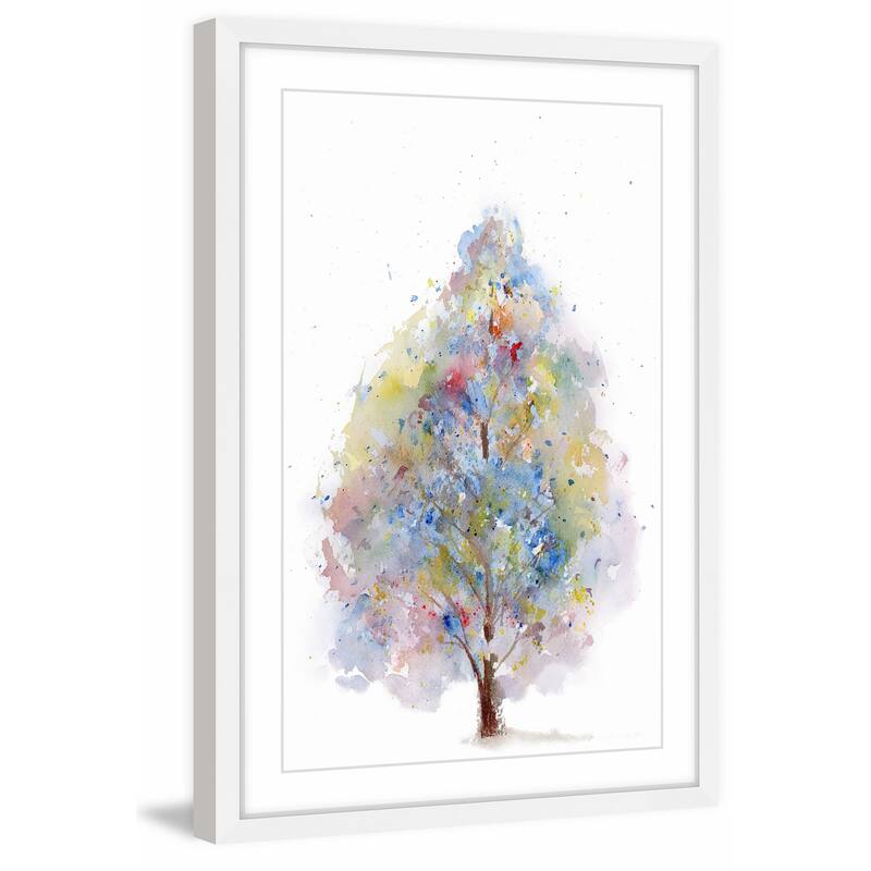 'Turning Winter' Framed Painting Print