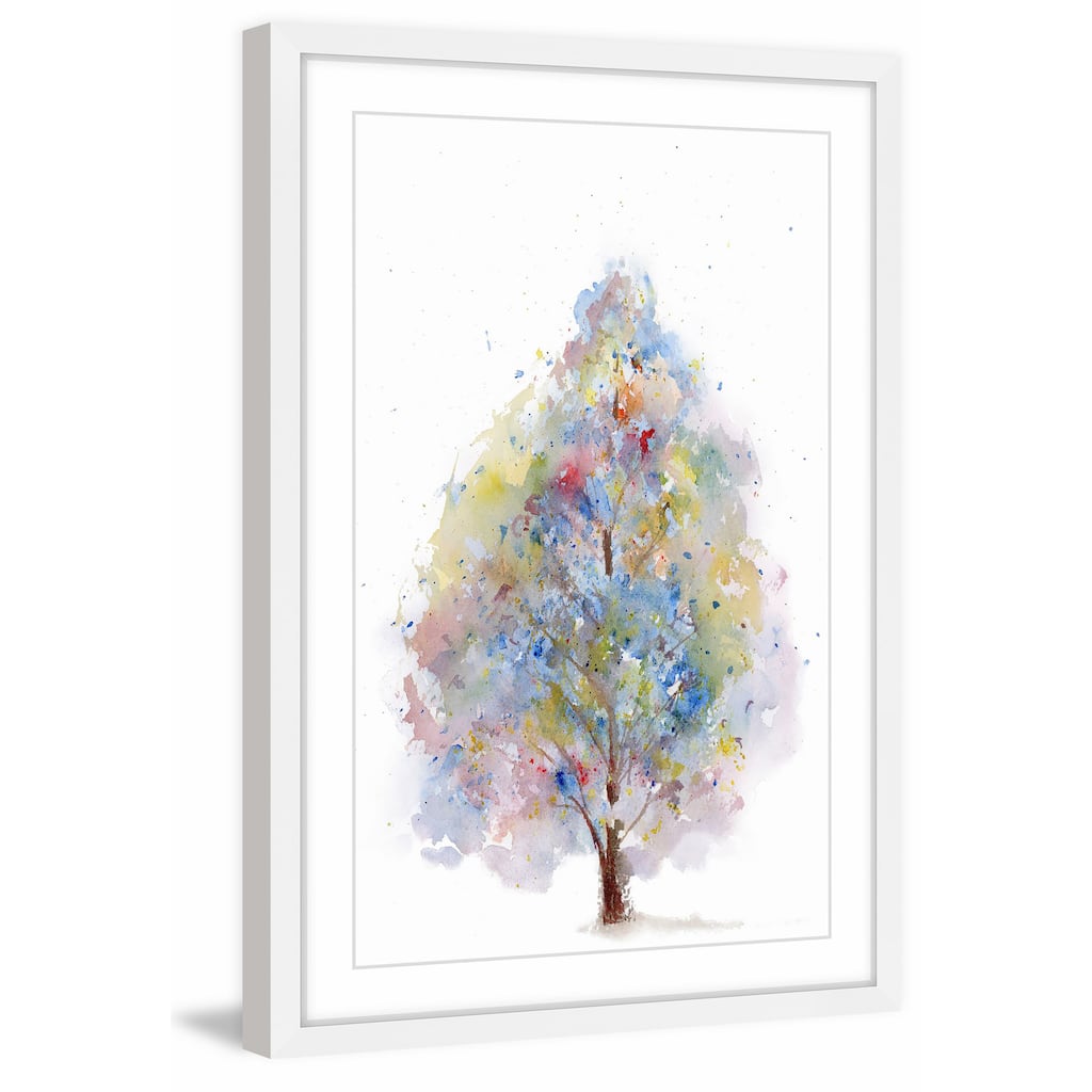 'Turning Winter' Framed Painting Print