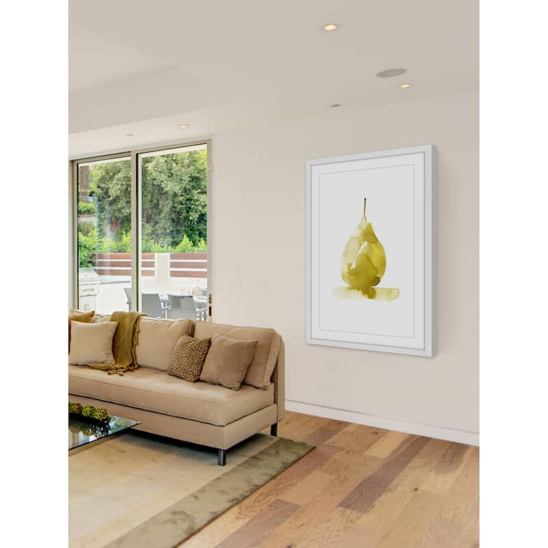 'Golden Pear' Framed Painting Print