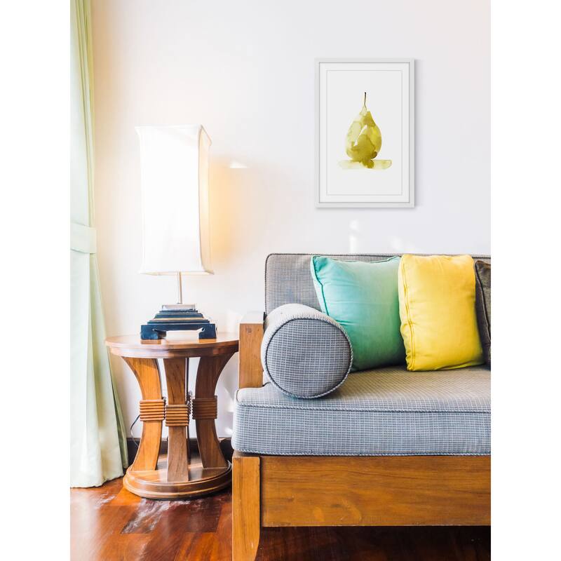 'Golden Pear' Framed Painting Print