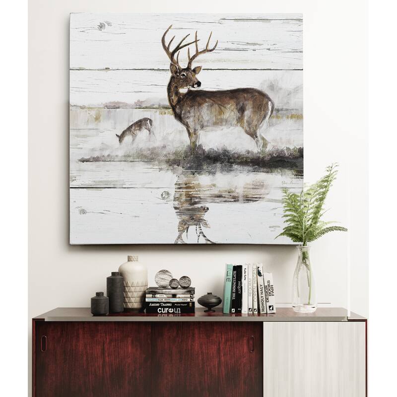 Rustic Misty Deer
