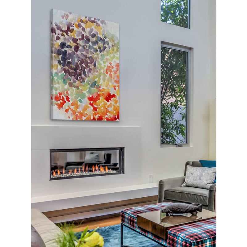 'Changing Seasons' Painting Print on Wrapped Canvas - Multi-Color