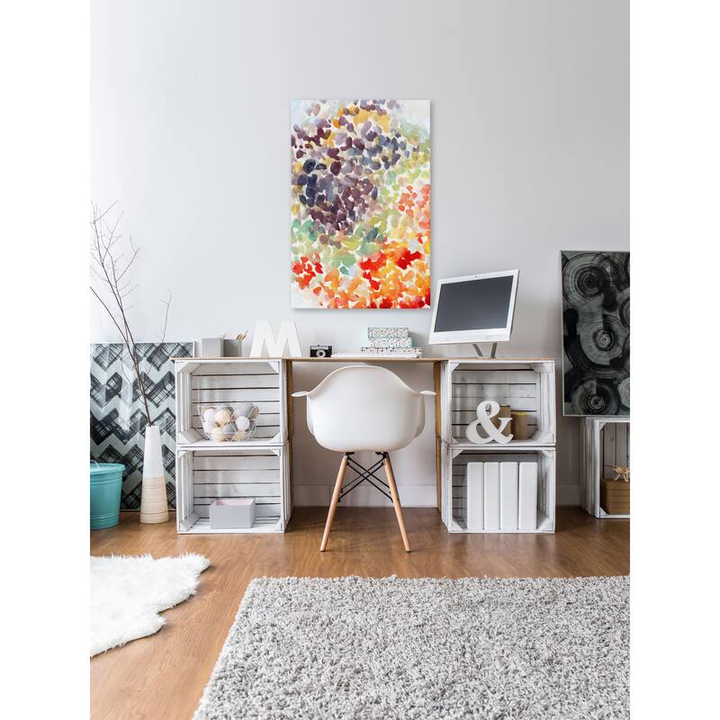 'Changing Seasons' Painting Print on Wrapped Canvas - Multi-Color