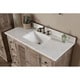 preview thumbnail 2 of 5, White Quartz Marble-top 48-inch Rustic-style Single-sink Bathroom Vanity
