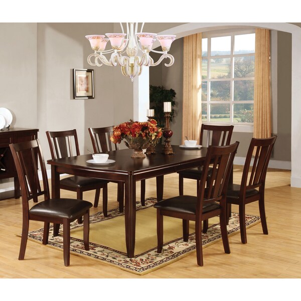 Furniture of America Wopp Contemporary Espresso 78-inch Dining Table. Opens flyout.