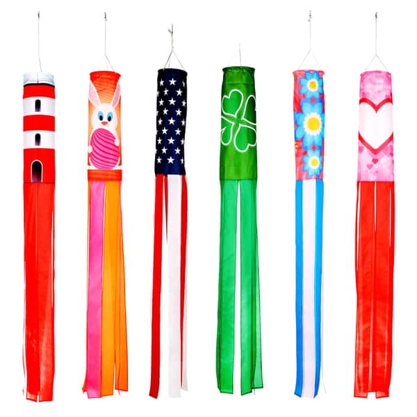 Springtime Windsock Trademark Innovations Multicolored 60-inch Spring and Summer-themed ...