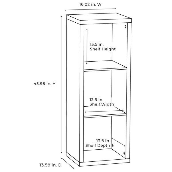 Closetmaid Decorative Storage 3 Cube Organizer Closetmaid Decorative Storage 3