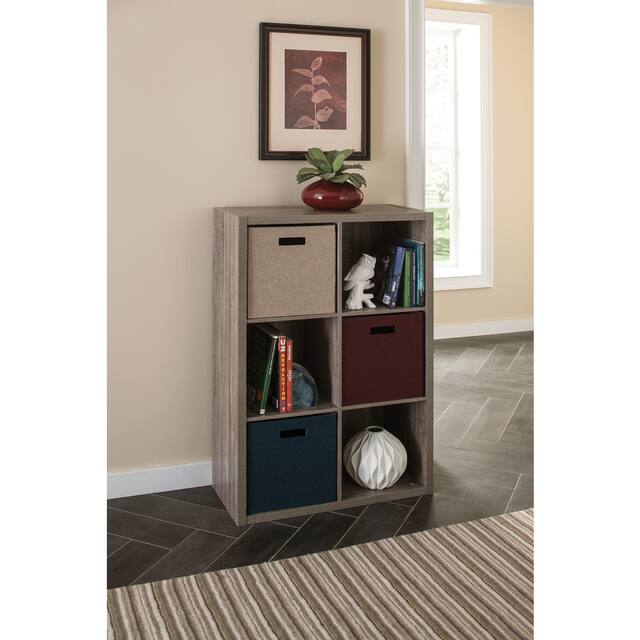 ClosetMaid Decorative Storage 6-cube Organizer