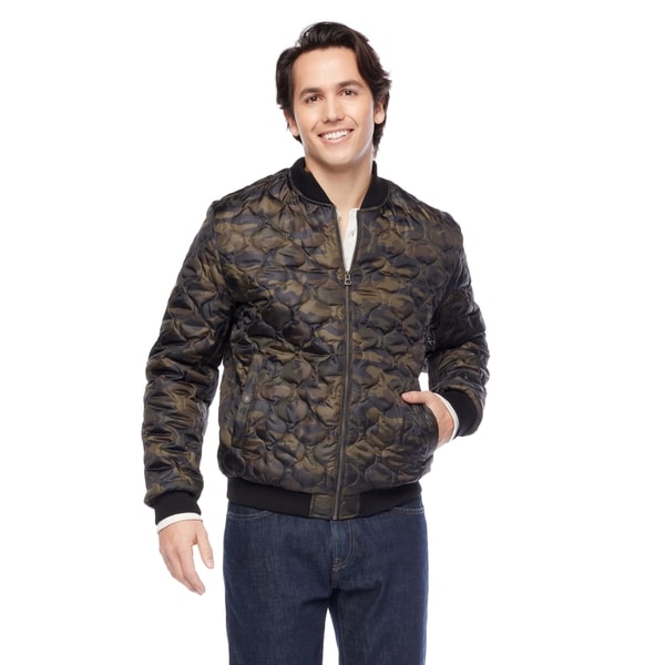 lucky brand quilted bomber jacket