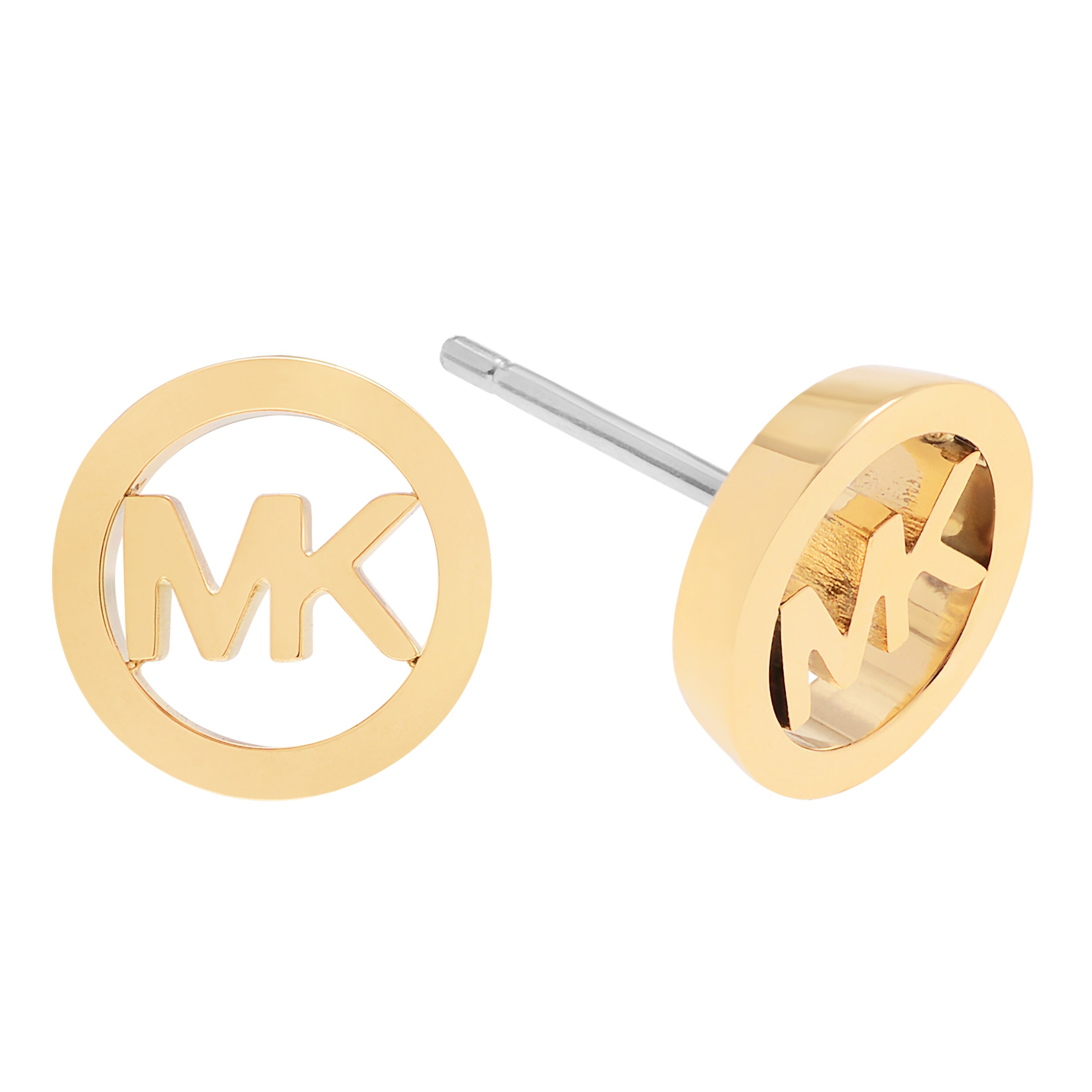 michael kors logo stud earrings