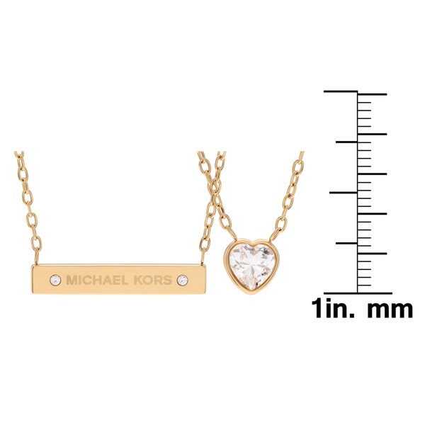 michael kors layered necklace