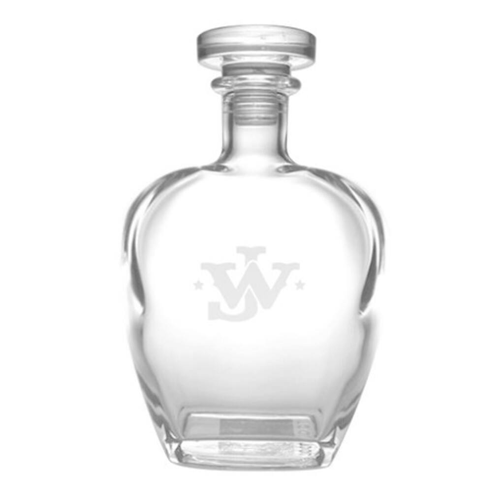 Rolf Glass John Wayne Clear Glass 23-ounce Whiskey Decanter