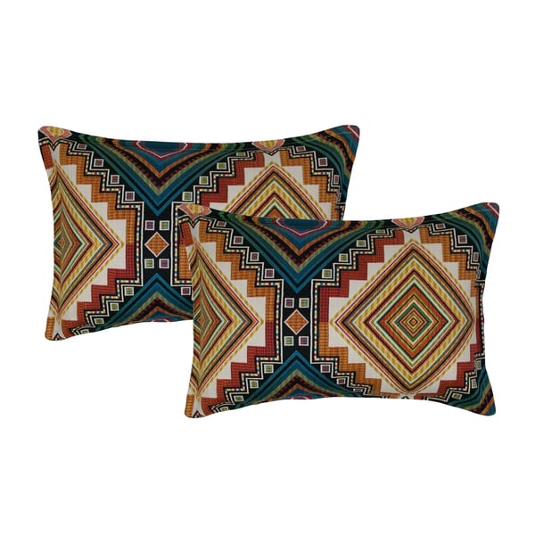 Sherry Kline Aliso Creek Emerald Boudoir Decorative Throw Pillow (set of 2)