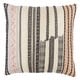 preview thumbnail 1 of 0, Nikki Chu Aegean Geometric Pink/ Black Throw Pillow