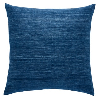 Kiona Solid Blue Throw Pillow