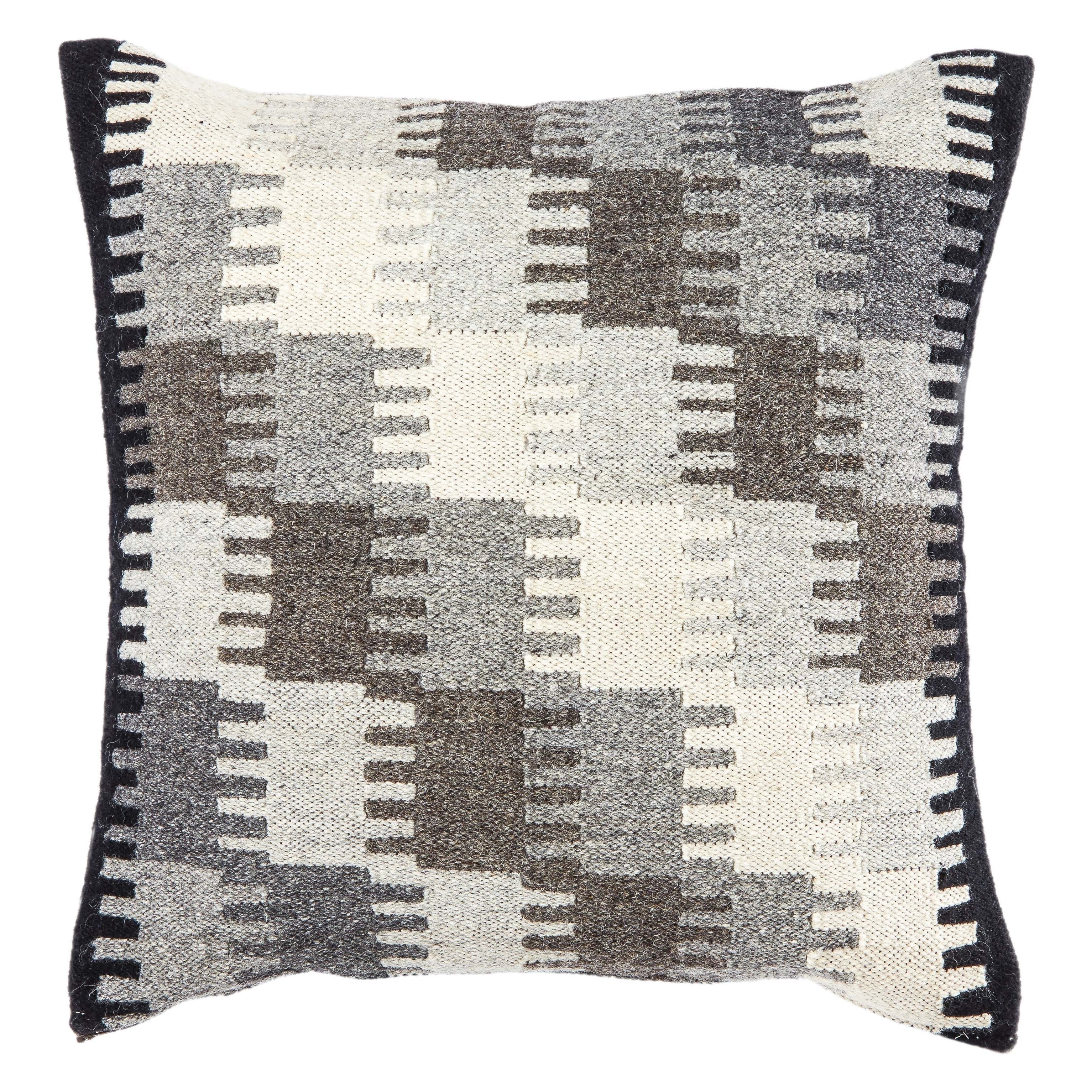 taupe throw pillow