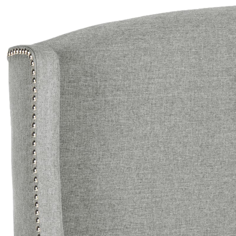 SAFAVIEH Austin Grey Wingback Linen Headboard (Twin)