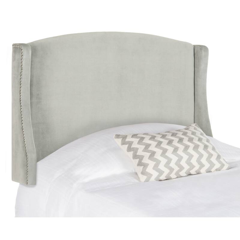 SAFAVIEH Austin Pewter Wingback Headboard (Twin)