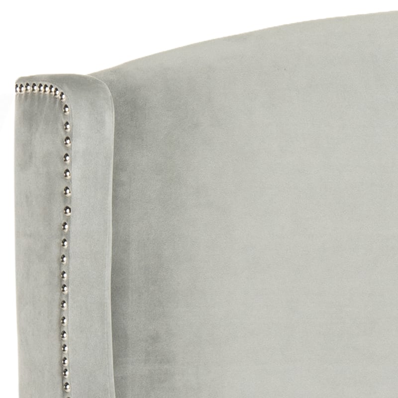 SAFAVIEH Austin Pewter Wingback Headboard (Twin)