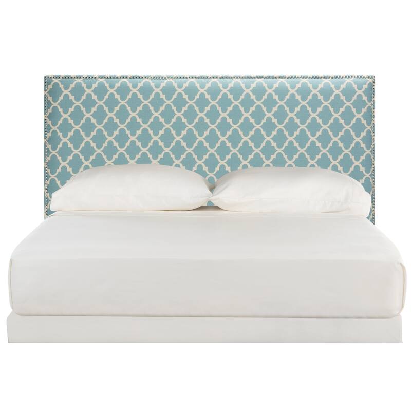 SAFAVIEH Sydney Blue & White Headboard (Full)