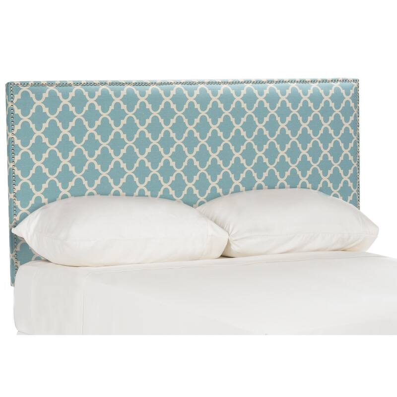 SAFAVIEH Sydney Blue & White Headboard (Full)