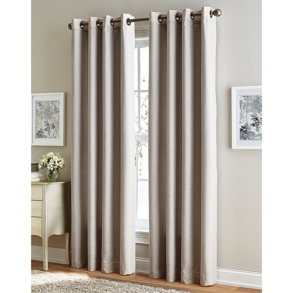 Shop Solid Corissa Room Darkening 84 Inch Grommet Curtain Panel