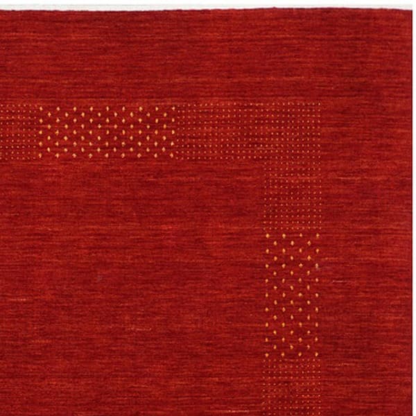 Wool Modern Chobi Design Handmade Gabbeh Rug ft Maroon 4' x 6' Wool Modern Chobi Design Handmade Gabbeh Rug ft Maroon 4' x 6'