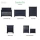 preview thumbnail 10 of 13, Evolur Santa Fe Wood 5-in-1 Convertible Crib